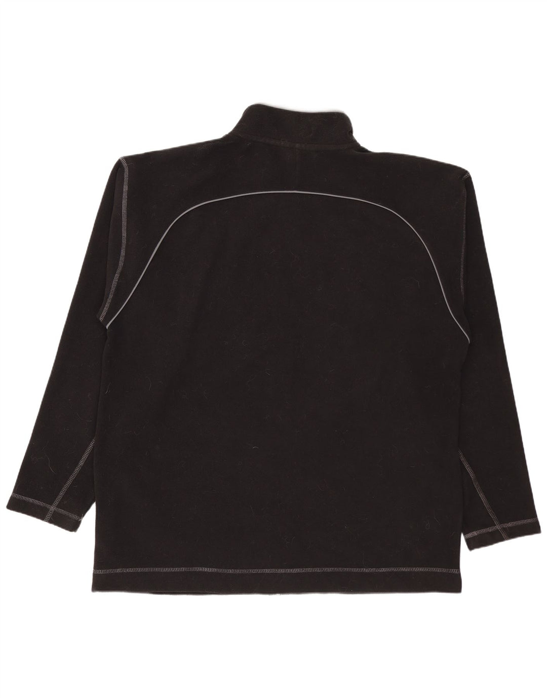 Giacca in pile da uomo Weird Fish UK 40 grande poliestere nero