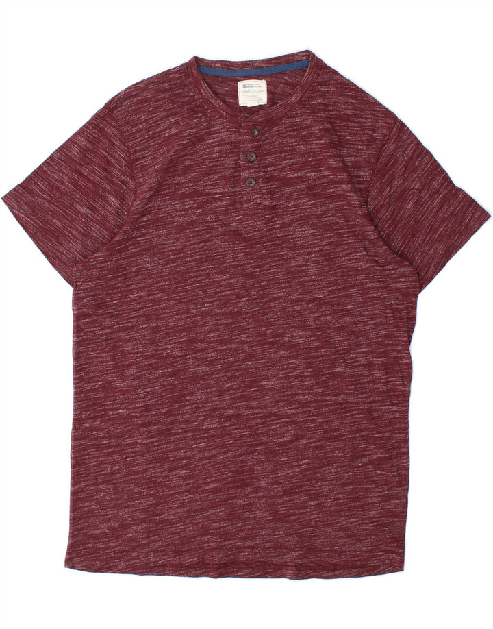 MOUNTAIN WAREHOUSE Mens T-Shirt Top Medium Burgundy Cotton Vintage Mountain Warehouse and Second-Hand Mountain Warehouse from Messina Hembry 
