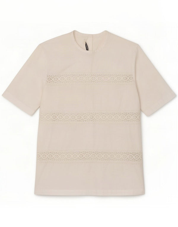 Naracamicee camicetta da donna Top UK 12 cotone bianco medio