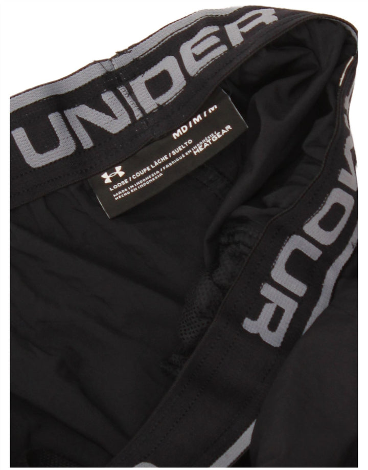 Pantaloncini sportivi da uomo UNDER ARMOUR Heat Gear medio nero geometrico