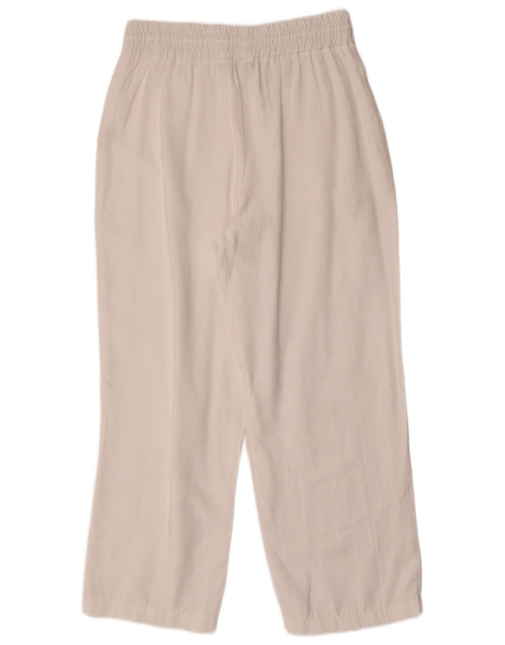 Pantaloni corti da donna Zara piccoli W26 L25 bianco modal
