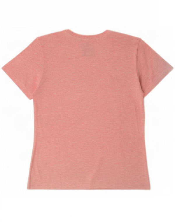 T-shirt grafica da donna Superdry Top UK 12 rosa medio
