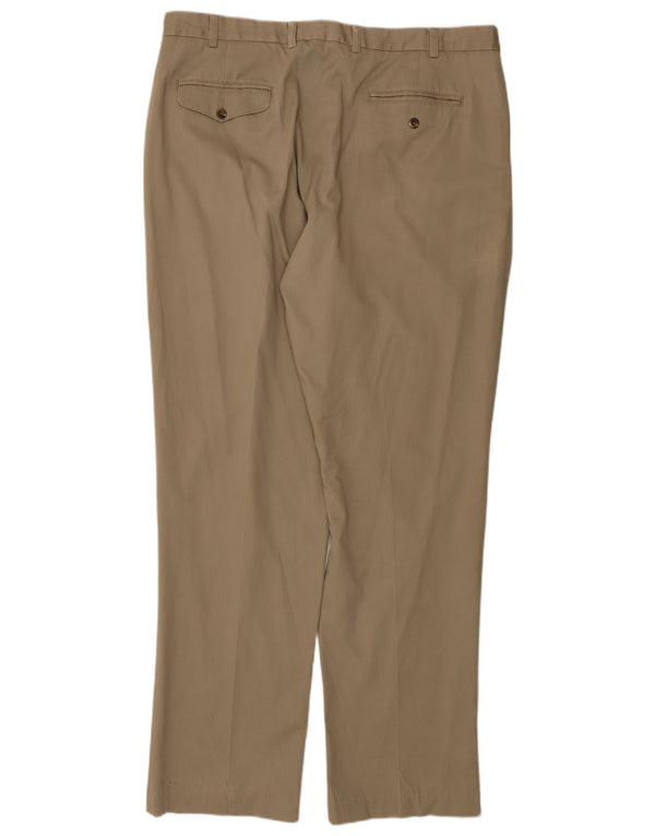 Pantaloni chino da uomo L.L.BEAN W42 L36 in cotone beige