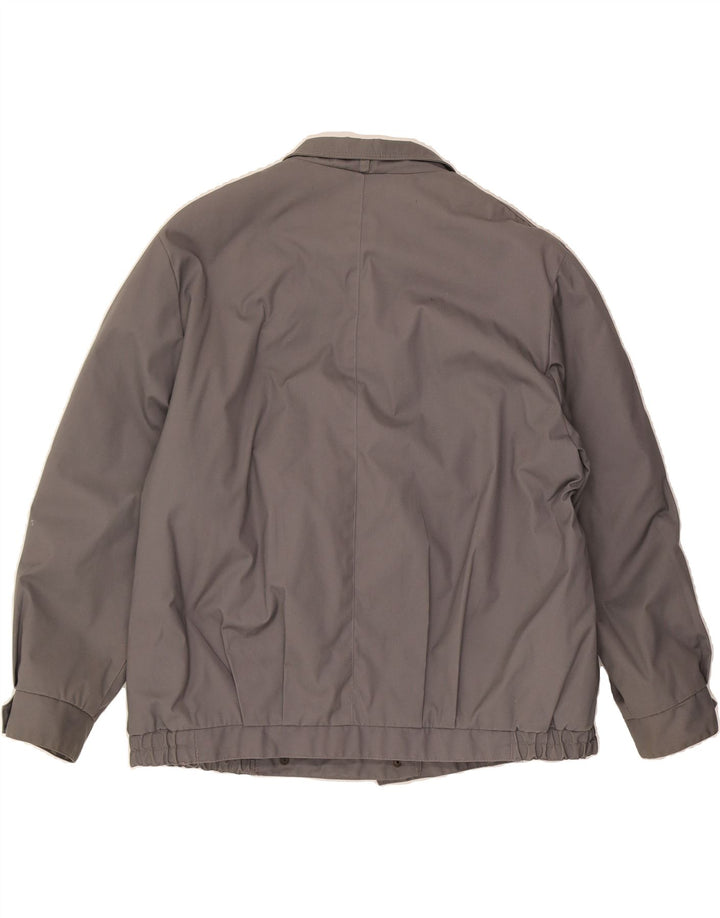 VINTAGE Womens Bomber Jacket IT 48 XL Grey Polyester Vintage Vintage and Second-Hand Vintage from Messina Hembry 