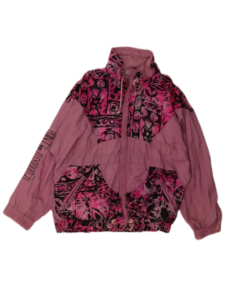 Giacca da tuta grafica da donna di MC Kee UK 18 XL Rosa geometrica