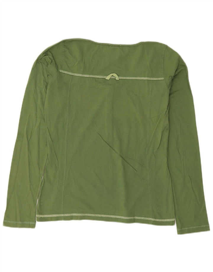Champion Maglia da donna Heritage Fit a maniche lunghe UK 12 Verde medio
