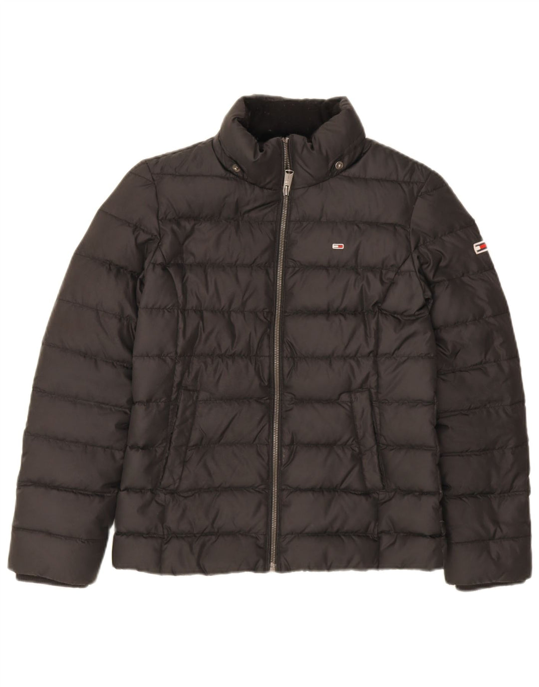 Giacca imbottita da uomo Tommy Hilfiger UK 36 Small Poliestere nero