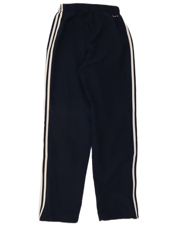 Pantaloni da tuta da uomo Adidas Small in poliestere blu navy