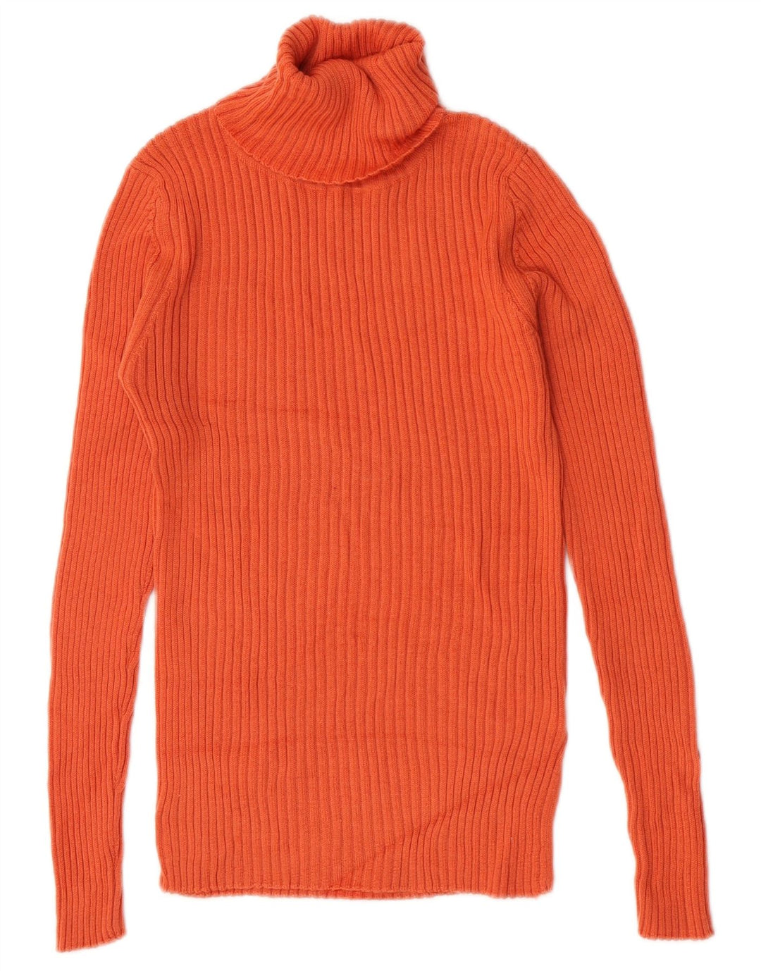 Maglione maglione a collo alto da donna Hobbs UK 12 lana arancione media