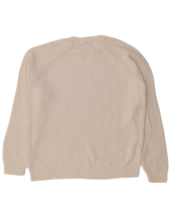 Maglione maglione girocollo da uomo Zara piccolo bianco