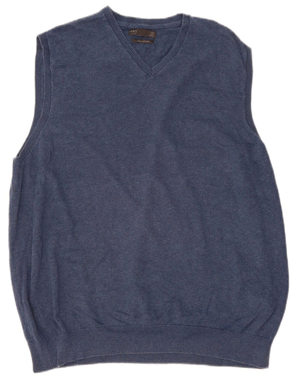 Canotta da uomo Marks & Spencer 2XL cotone blu navy