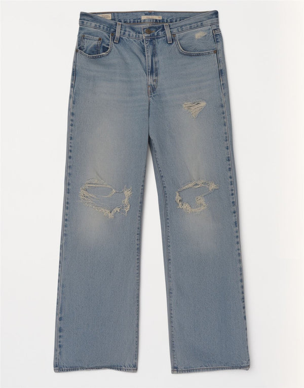 Jeans Bootcut invecchiati da donna Levi's W29 L33 cotone blu
