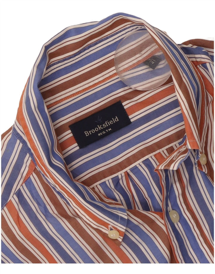Camicia da uomo Brooksfield taglia 41 media a righe multicolore