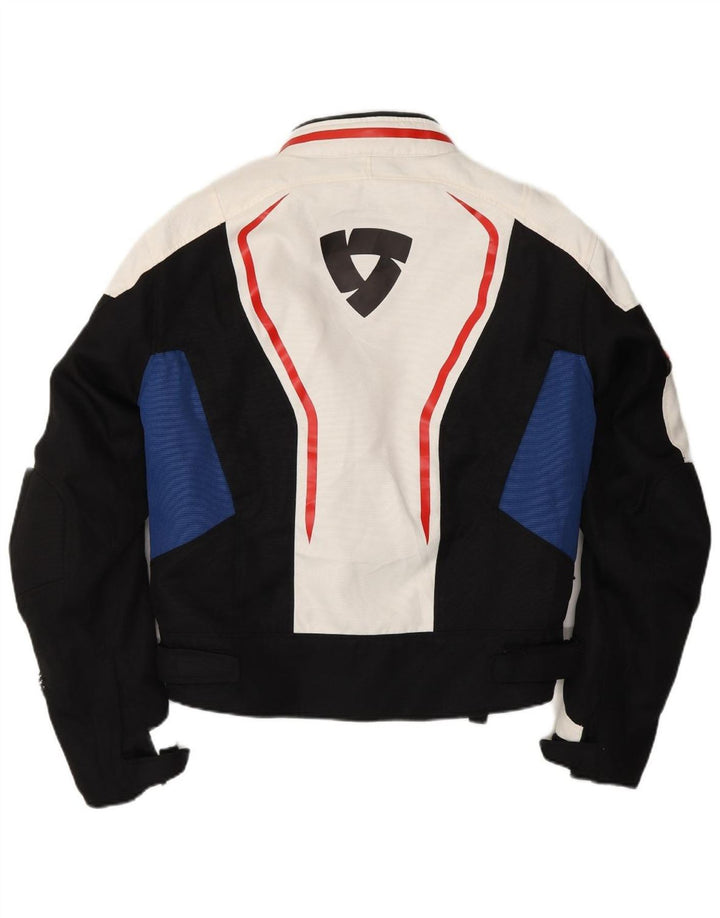 Giacca da motociclista da uomo REV'IT UK 36 Small Off White Colourblock Motorcycle