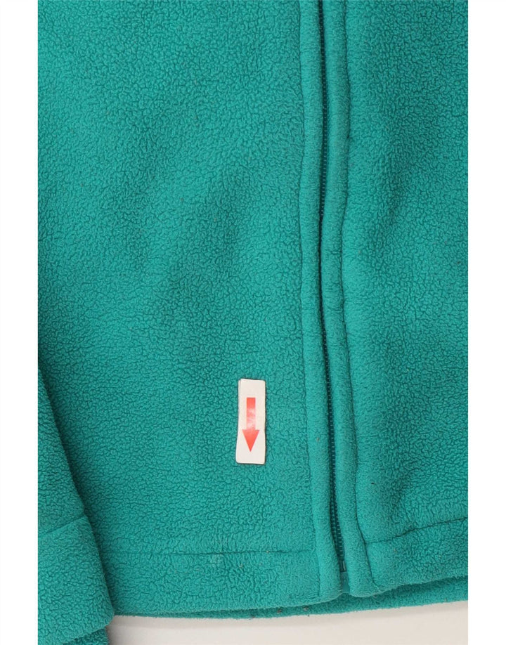 Giacca in pile grafica da donna Bench UK 10 Small Verde Poliestere