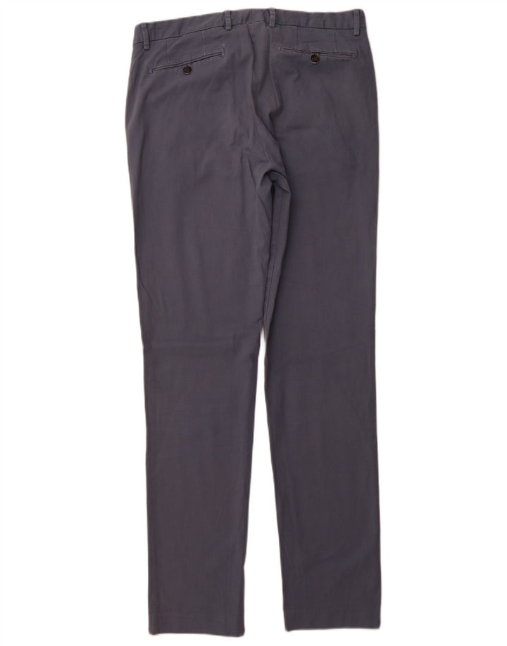 Pantaloni da abito slim da uomo BONOBOS W34 L36 in cotone blu