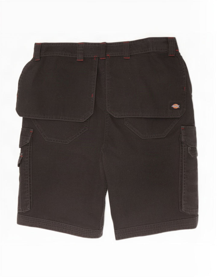 Pantaloncini cargo da uomo Dickies W34 grandi in poliestere nero