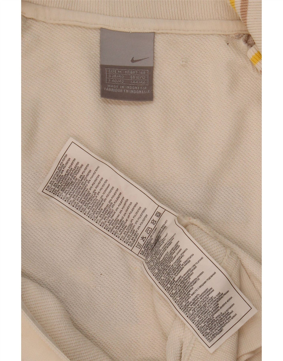 Giacca da ginnastica grafica da donna Nike UK 10/12 Medium White Colourblock