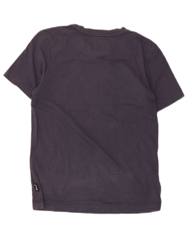 T-shirt grafica da ragazzo Jack Wolfskin Top 11-12 anni in cotone blu navy