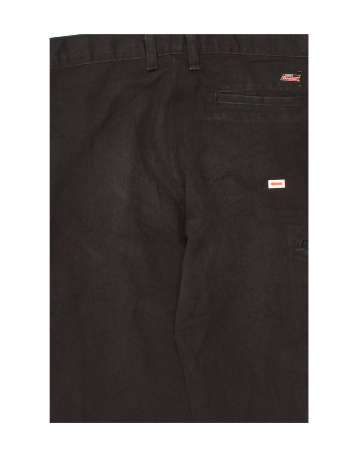 DICKIES Womens Straight Chino Trousers W28 L30  Black Polyester Vintage Dickies and Second-Hand Dickies from Messina Hembry 
