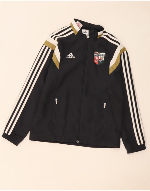 Giacca da allenamento Adidas Brentford FC da ragazzo, 11-12 anni, colore nero