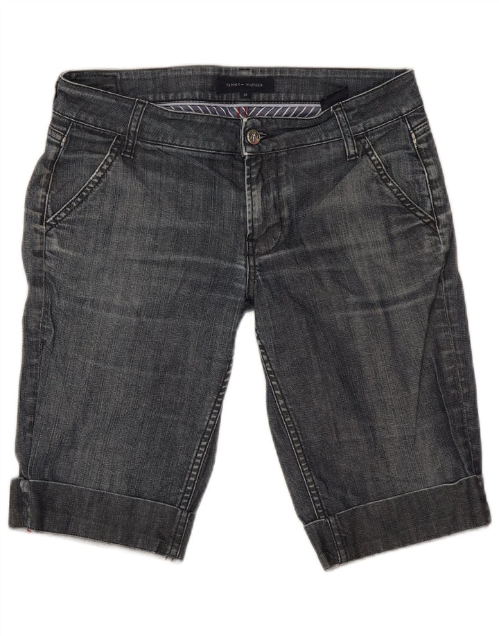 Pantaloncini di jeans Bermuda da donna Tommy Hilfiger W28 cotone blu medio