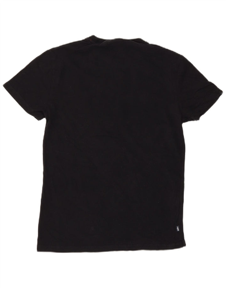 T-shirt da uomo Superdry Top in cotone nero medio