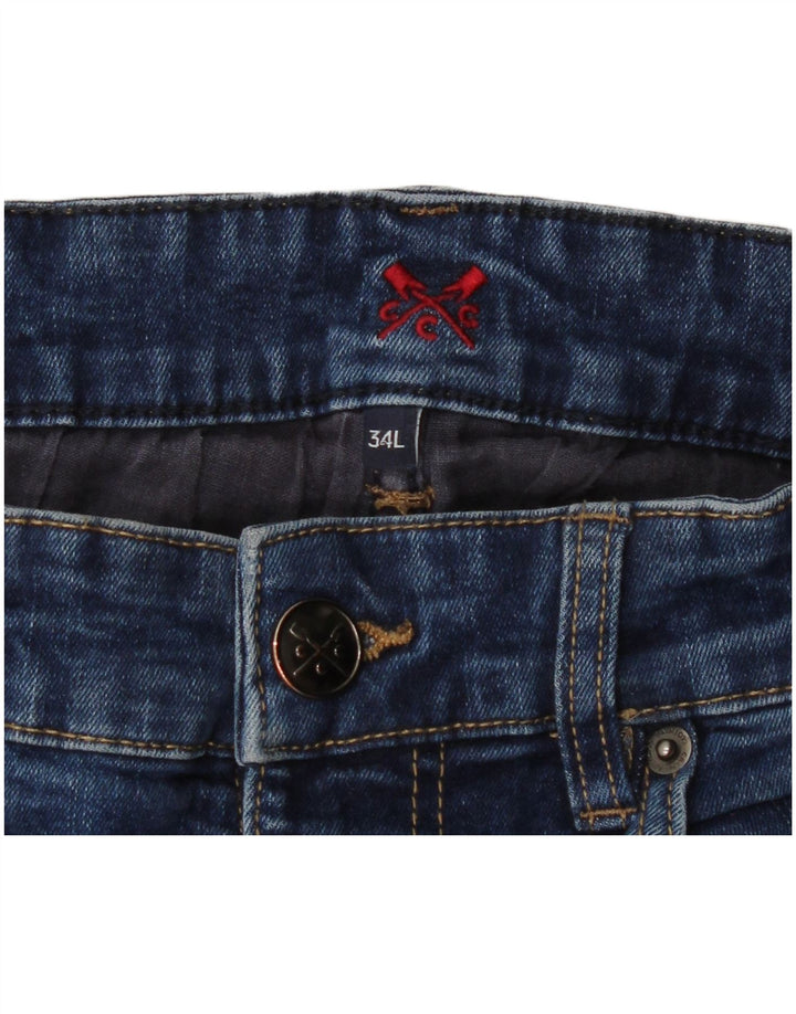 Crew Clothing Jeans slim da uomo W32 L34 Blu