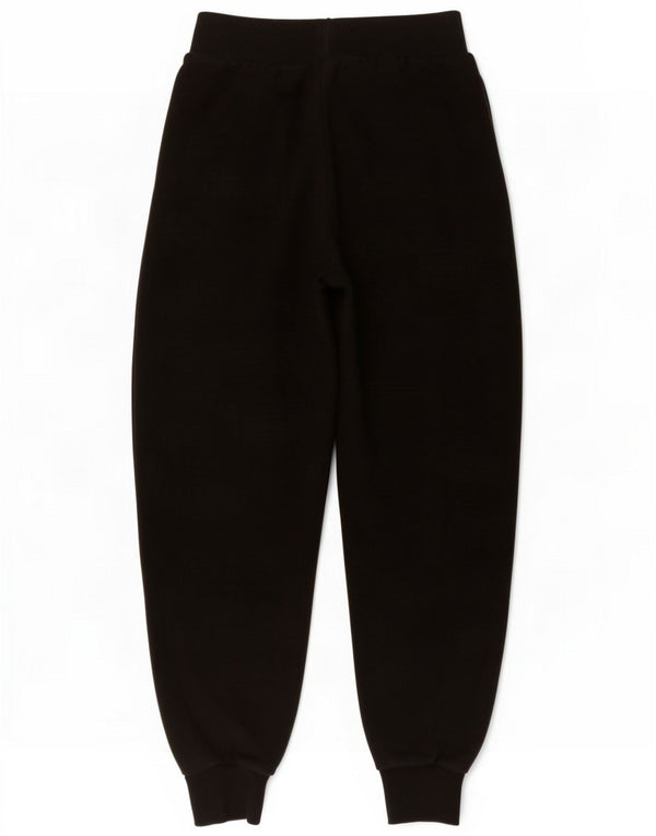 Zara Pantaloni tuta da donna Joggers UK 12 Medio Nero Cotone