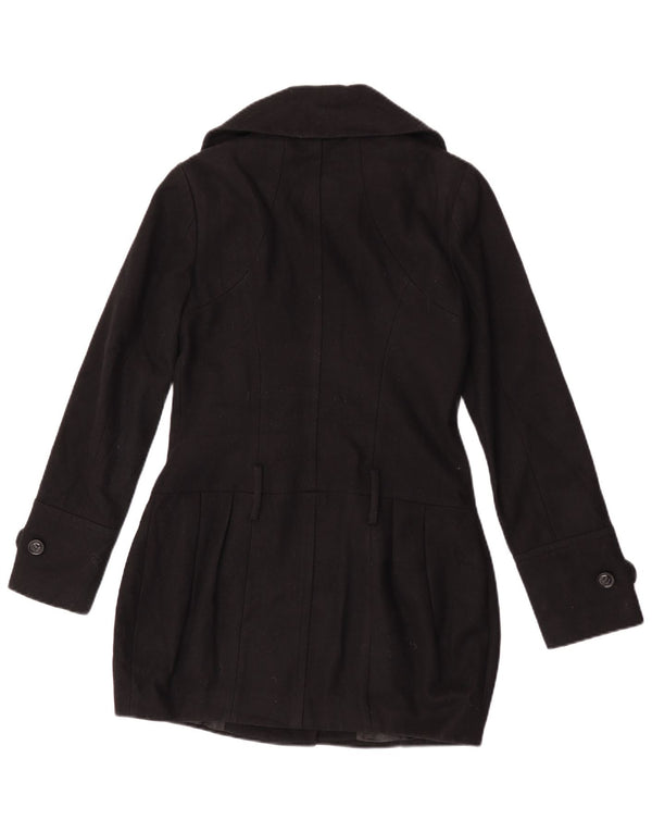 Soprabito da donna Topshop UK 8 piccolo in lana nera