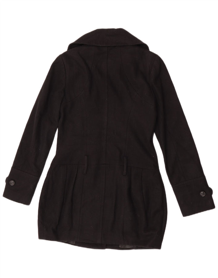 Soprabito da donna Topshop UK 8 piccolo in lana nera