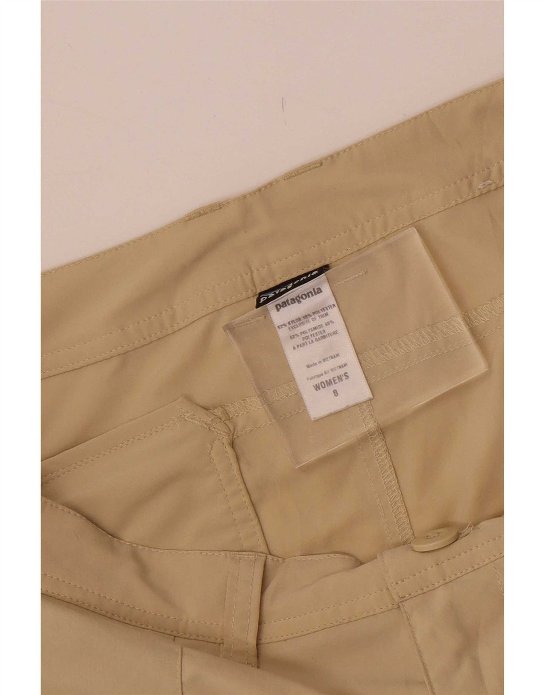 Pantaloncini chino da donna Patagonia US 8 Medium W32 Nylon beige