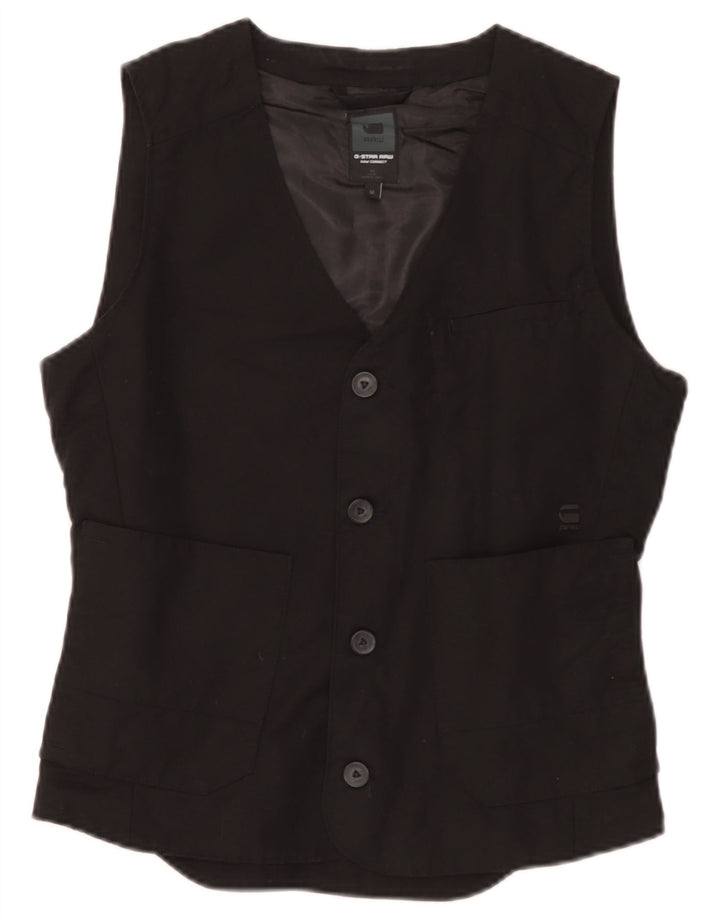 Gilet da uomo G-Star in cotone nero medio