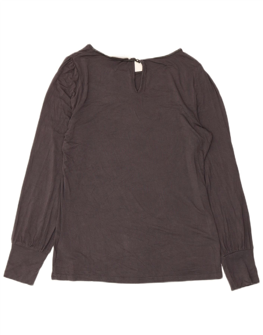 Camicetta a maniche lunghe da donna Oasis UK 10 Small Viscosa grigia