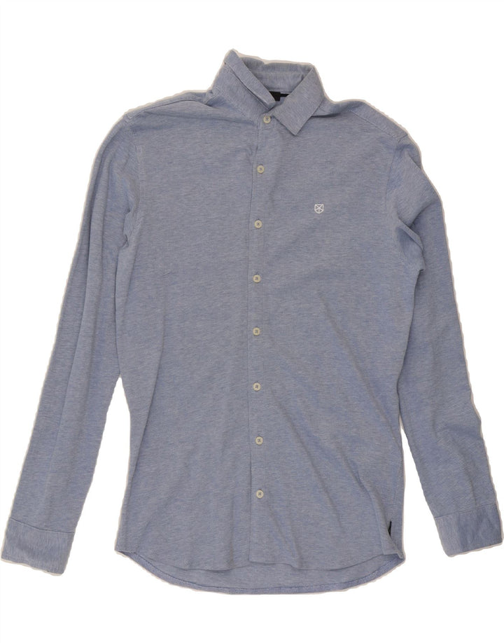 JACK & JONES Mens Shirt Small Blue Cotton Vintage Jack & Jones and Second-Hand Jack & Jones from Messina Hembry 