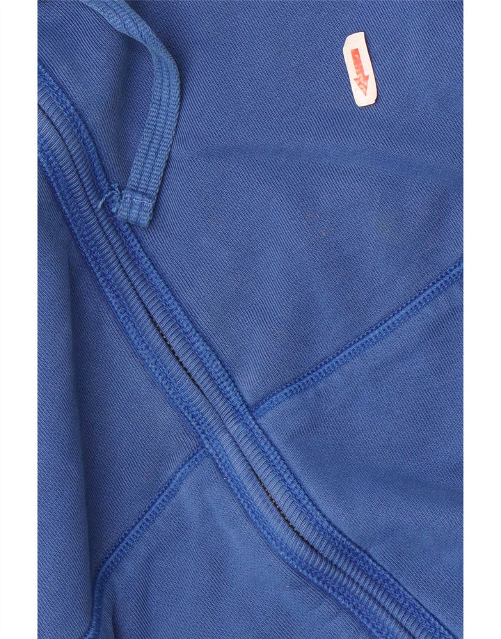 Maglione con cappuccio e zip da uomo Gap in cotone blu medio