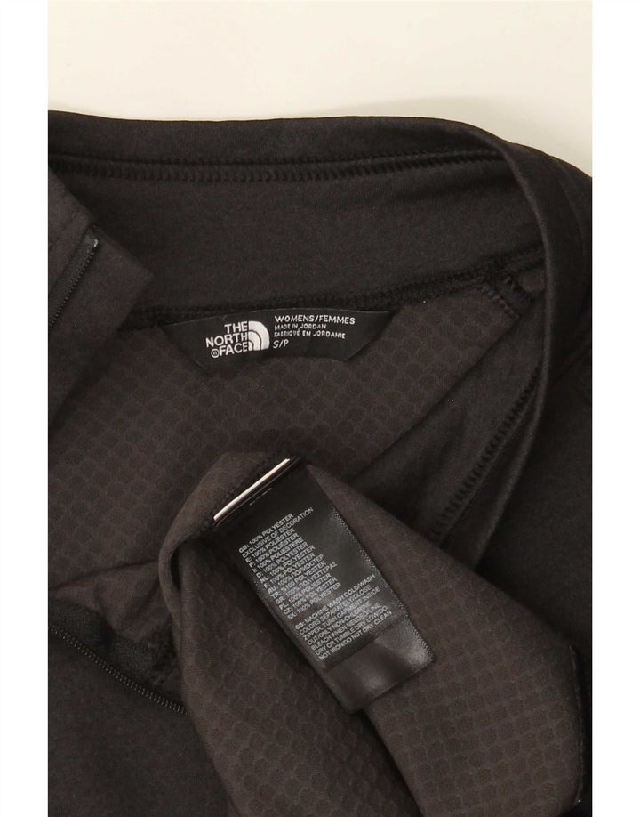 Top da tuta pullover con zip e collo da donna The North Face UK 10 Small Nero