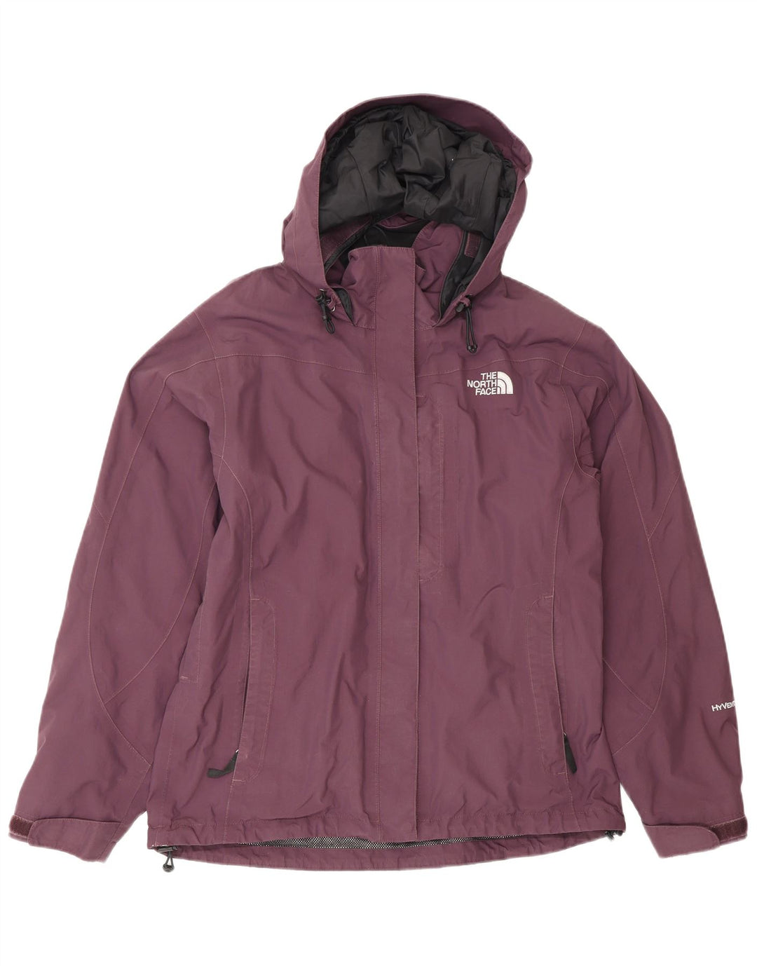 Giacca antipioggia con cappuccio da donna The North Face UK 14 Nylon viola medio