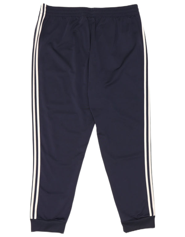 Pantaloni da tuta da uomo Adidas Joggers 2XL poliestere blu navy