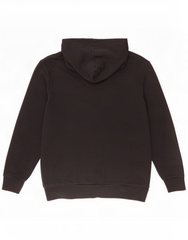 Felpa con cappuccio grafica da uomo Adidas XL in cotone nero