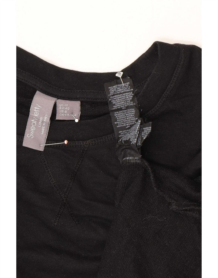 Felpa oversize da donna Sweaty Betty UK 14 Cotone nero medio