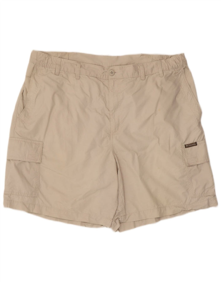 Pantaloncini cargo da uomo Columbia W38 XL cotone bianco