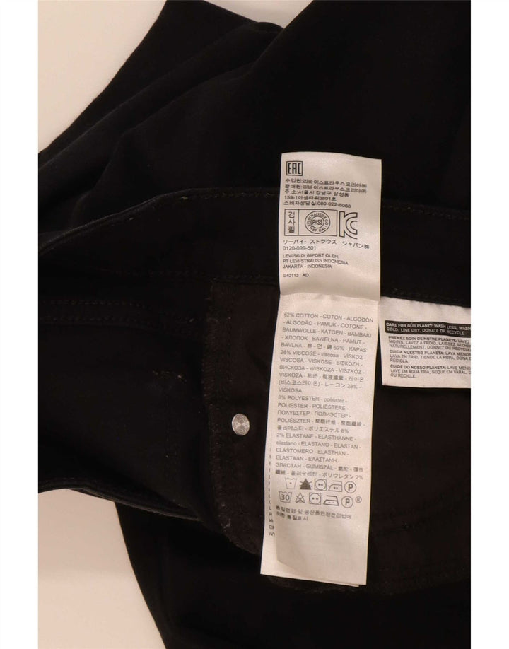 Jeans Levi's 715 Bootcut da donna W26 L32 cotone nero