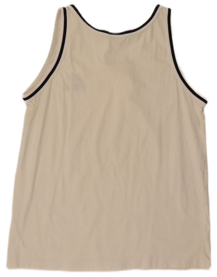 FILA Mens Vest Top Medium Off White
