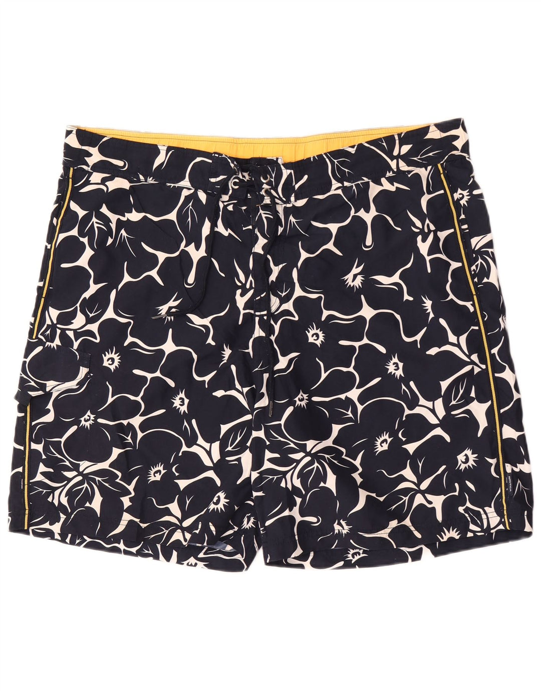 Pantaloncini da bagno da uomo Nautica XL poliestere floreale blu navy