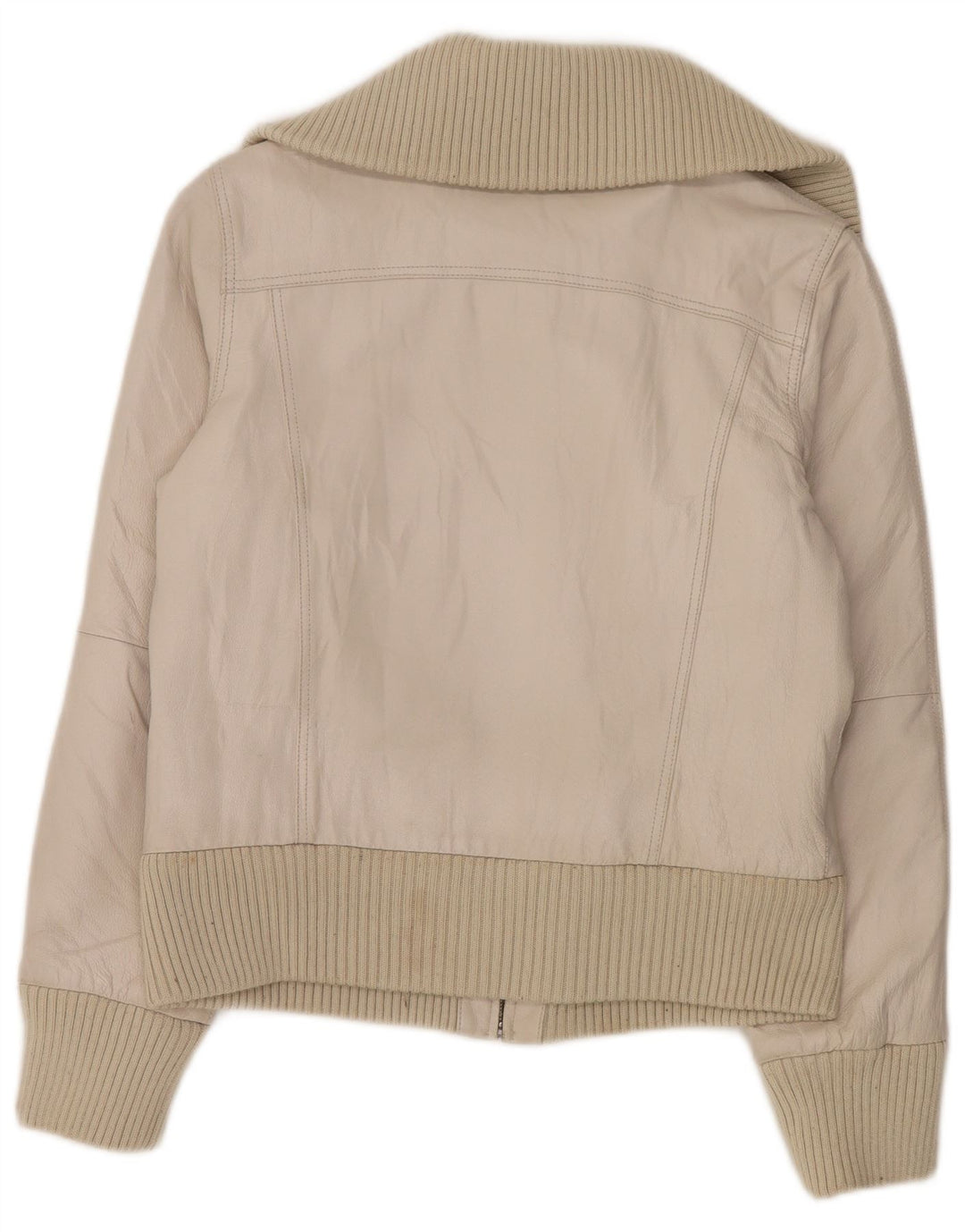 Giacca Pelle Donna Conbipel IT 48 XL Pelle Bianca