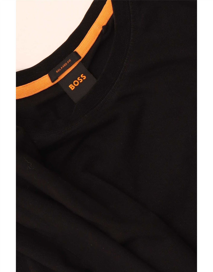 T-shirt grafica da uomo Hugo Boss Top 2XL Nera