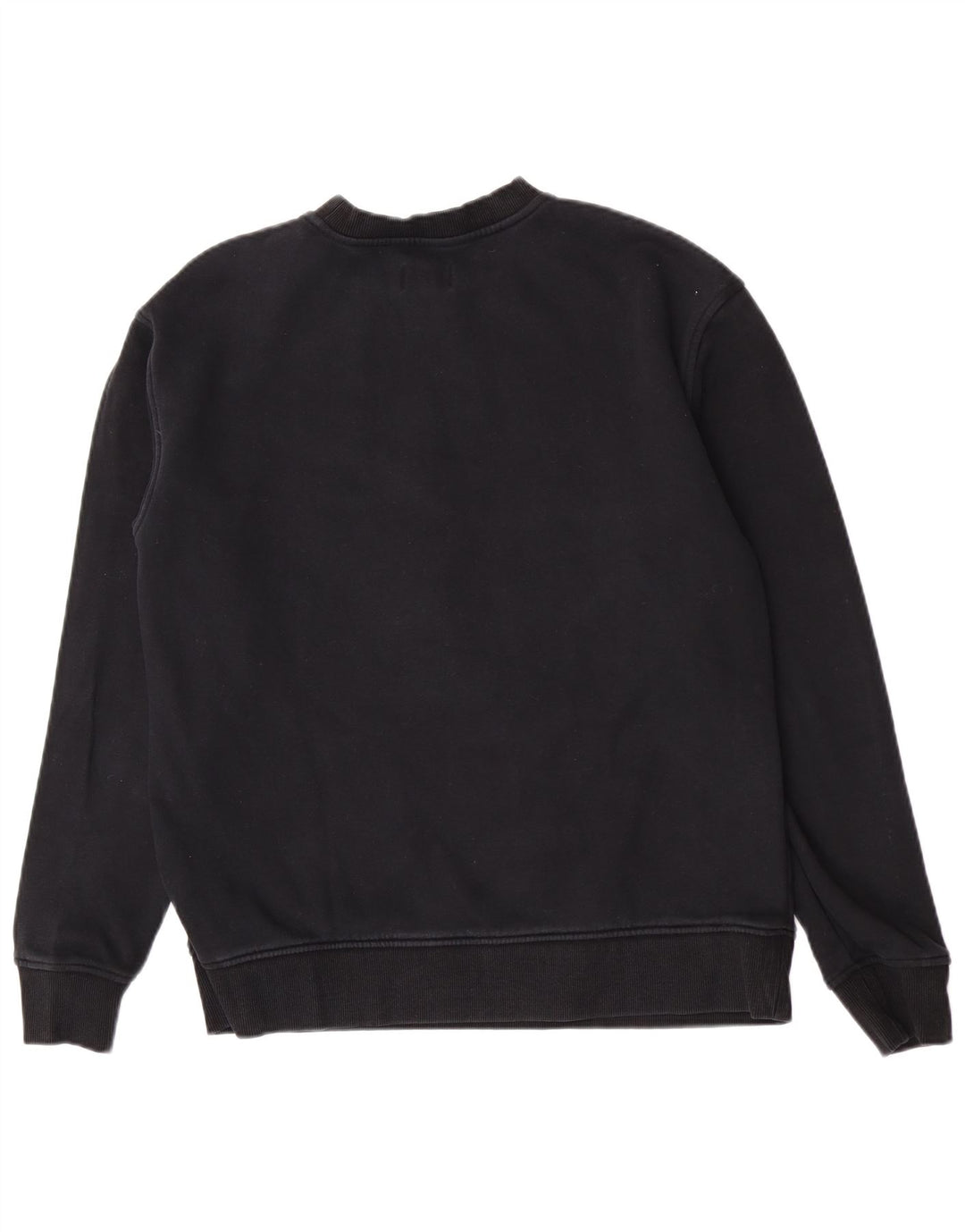 Tommy Hilfiger Donna Regular Fit Felpa Maglione Cotone Nero Medio
