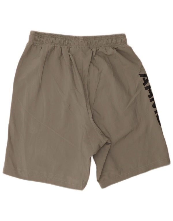 Pantaloncini sportivi Under Armour da uomo Heat Gear Graphic piccoli in poliestere grigio