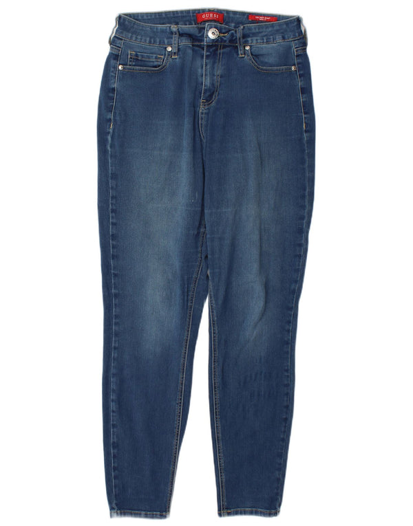 Jeans skinny a vita alta da donna Guess W30 L29 Blu